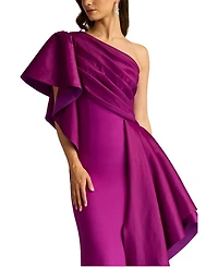 Santa Fe Draped Flounce Gown