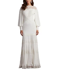 Silverado Blouson Sleeve Gown