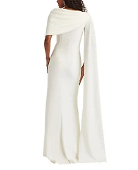 Acadia Shawl Draped Gown