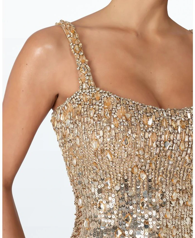Mirabeau Sequin-Embellished Dress