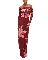 PatBO Delicata Embellished Tulle Maxi Dress