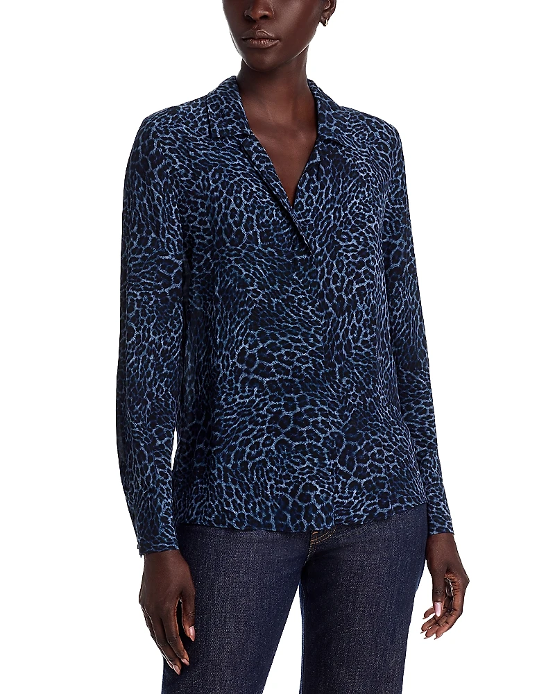 Kobi Halperin Gavin Cat Print Blouse