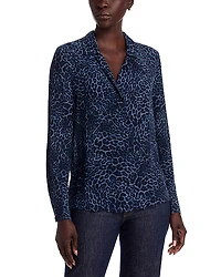 Kobi Halperin Gavin Cat Print Blouse