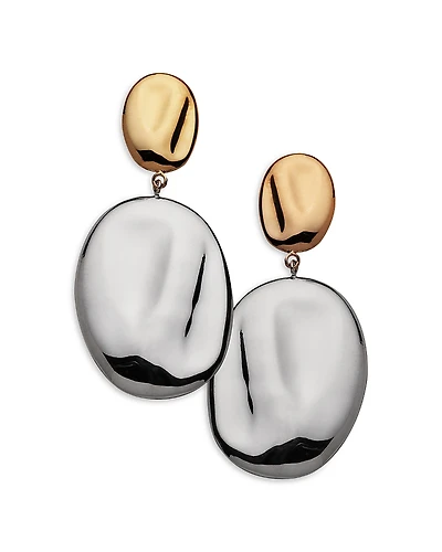 Jennifer Zeuner Havana Textured Pebble Drop Earrings