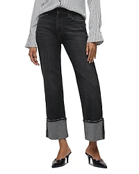 Hudson Remi High Rise Wide Cuff Ankle Jeans
