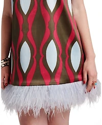 Darcy Shift Dress Lava Geo