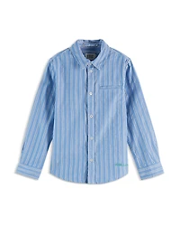 Scotch & Soda Boys' Regular Fit Classic Yarn Dyed Shirt - Little Kid, Big Kid