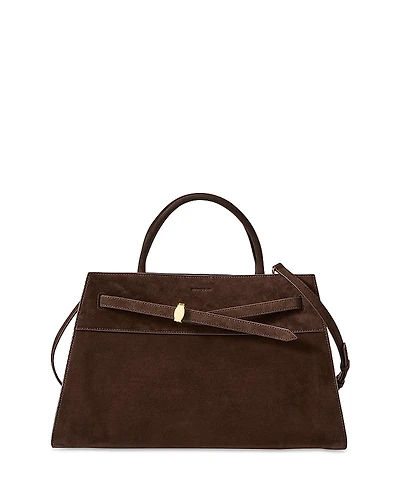 Veronica Beard Large Suede Dash Bag