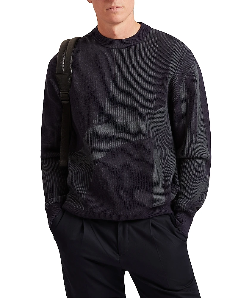 Ted Baker Wilan Abstract Crewneck Sweater