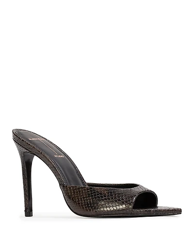 Black Suede Studio Women's Brea High Heel Sandals