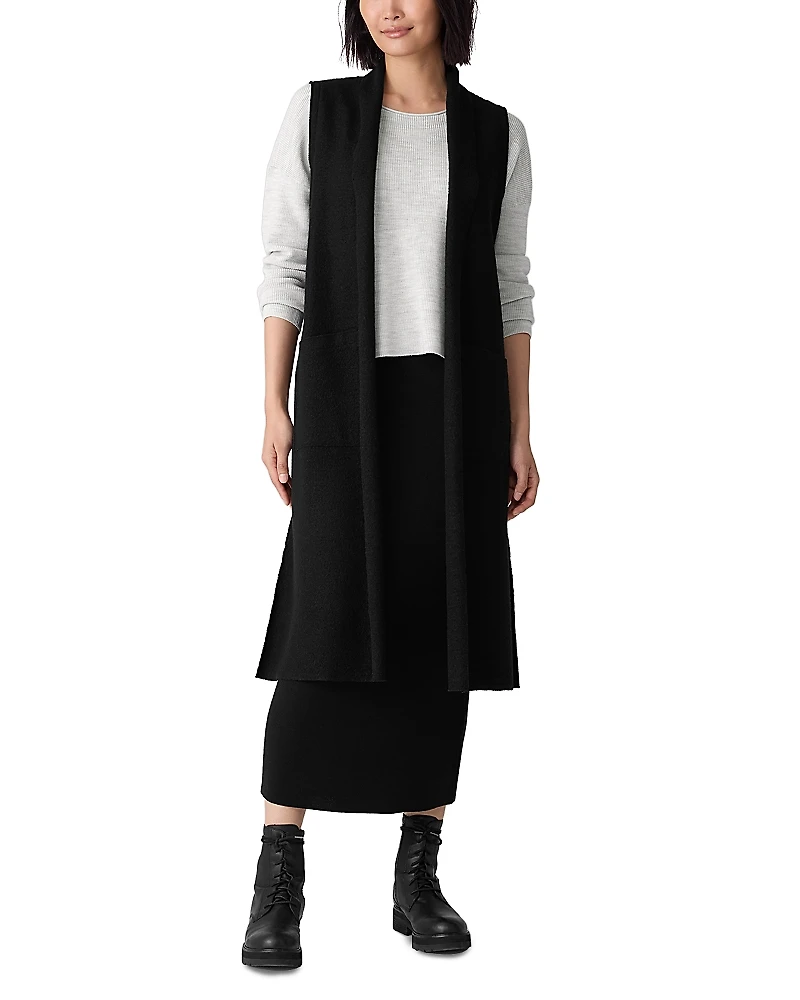 Eileen Fisher Open Front Vest