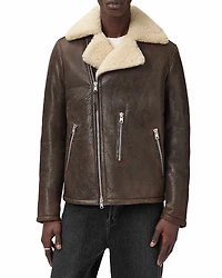 Allsaints Xylon Leather Biker Jacket