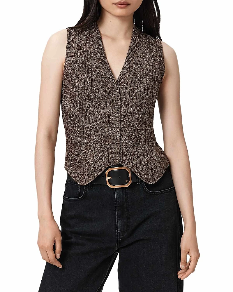 Allsaints Cruz Shine Vest