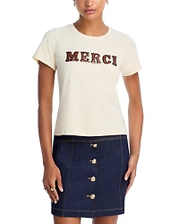 Cinq a Sept Merci Shrunken Tee