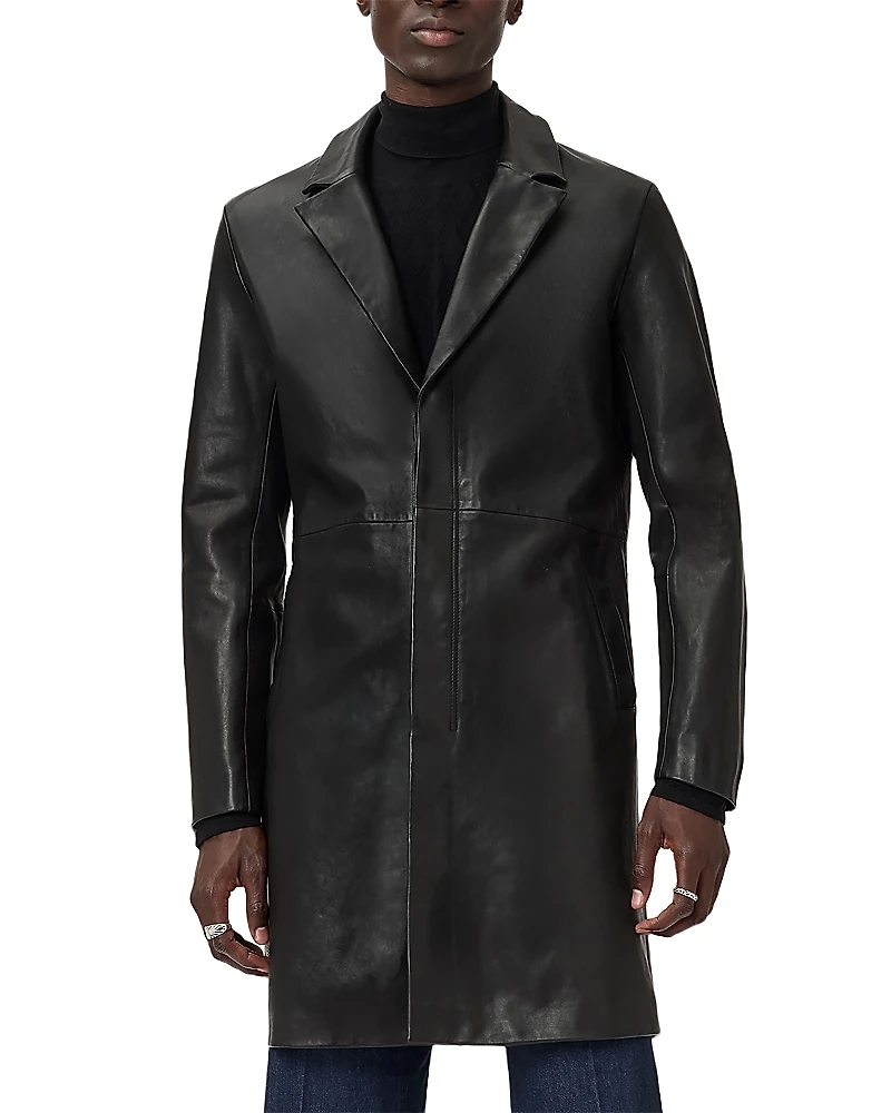 John Varvatos Tyler Leather Coat