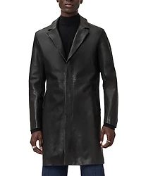 John Varvatos Tyler Leather Coat