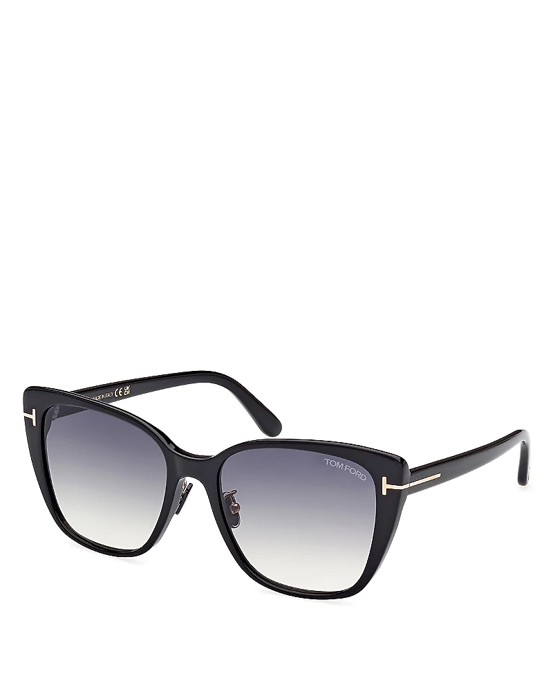 Tom Ford Cat Eye Sunglasses, 57mm