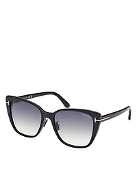 Tom Ford Cat Eye Sunglasses, 57mm