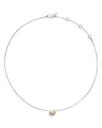 kate spade new york Sculpted Spade Pendant Necklace, 16-19