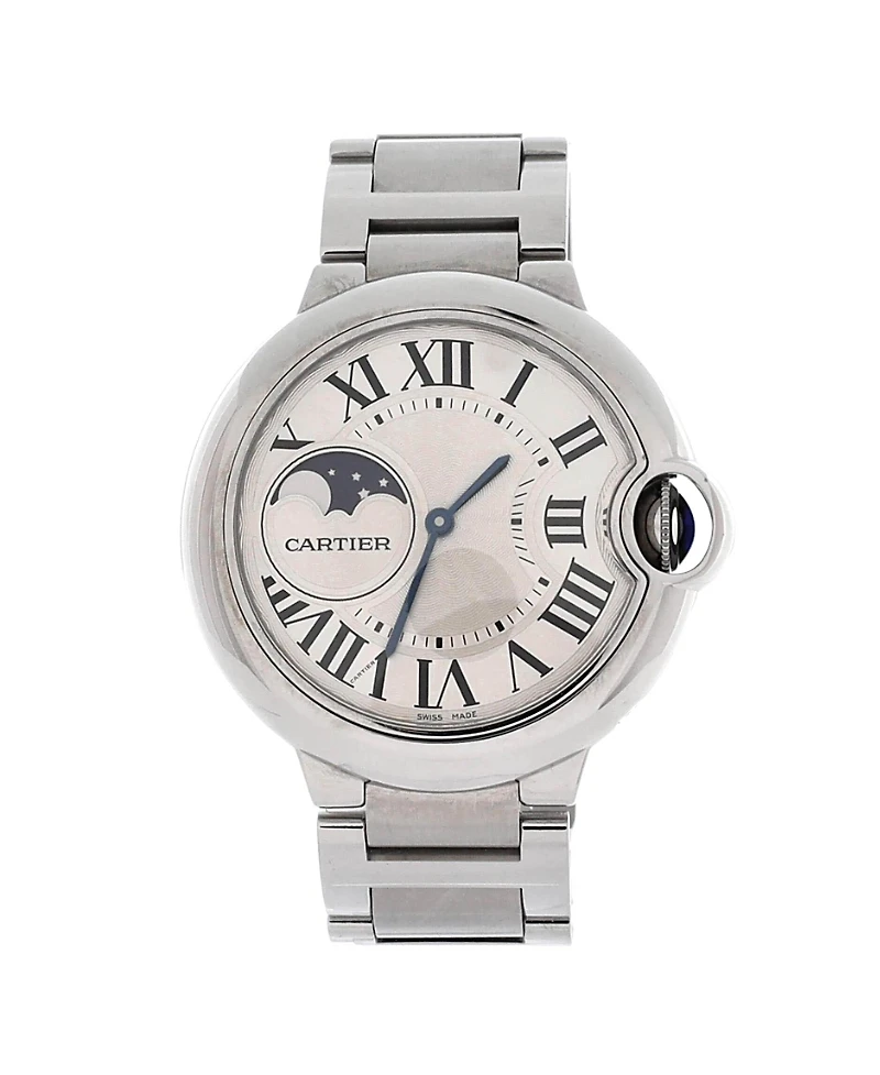 Pre-Owned Cartier Ballon Bleu de Cartier Moonphase Automatic Watch