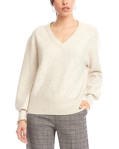 Karen Kane Sequinned V Neck Sweater