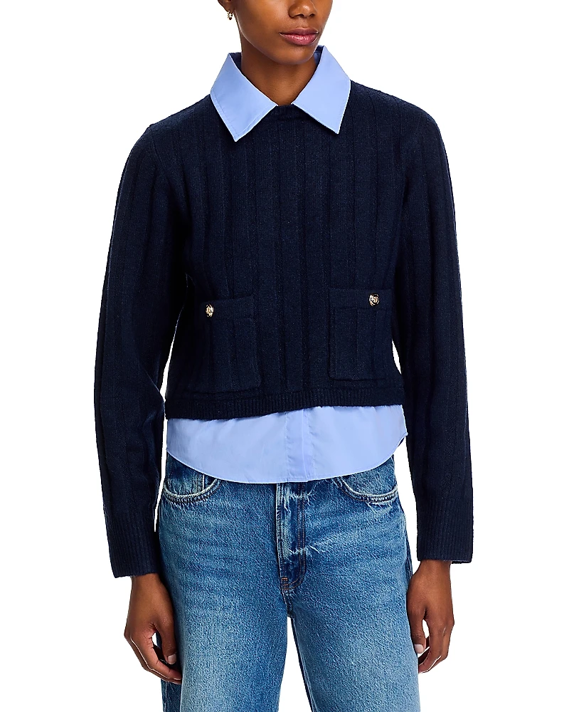 French Connection Ellie Combo Knit Sweater