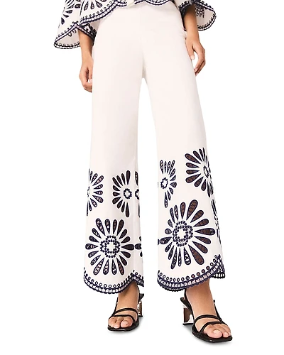 Maje Puba Embroidered Pants
