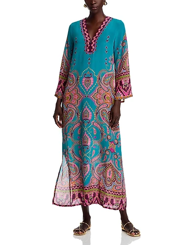 Johnny Was Judith Silk Dress