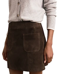 Reiss Vida Suede Mini Skirt