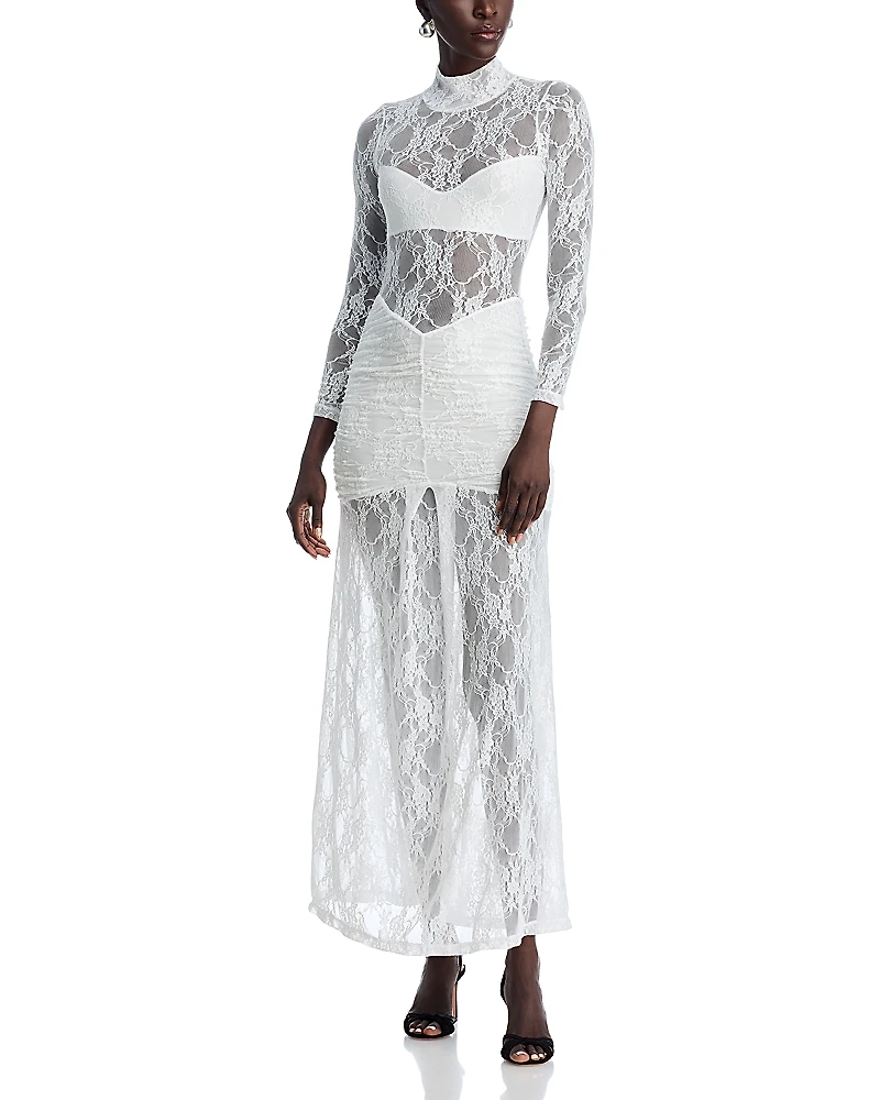 Nightcap Drop Wait Lace Maxi Dress