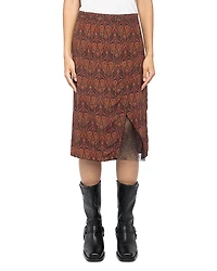 Zadig & Voltaire Julen Paisley Print Skirt