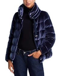 Herno Velvet Quilted Short Jacket