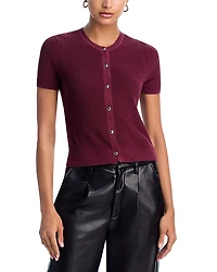 rag & bone Dina Crewneck Cardigan Sweater