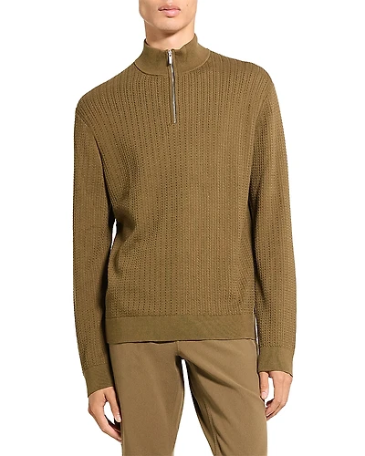 Theory Walton Quarter Zip Sweater