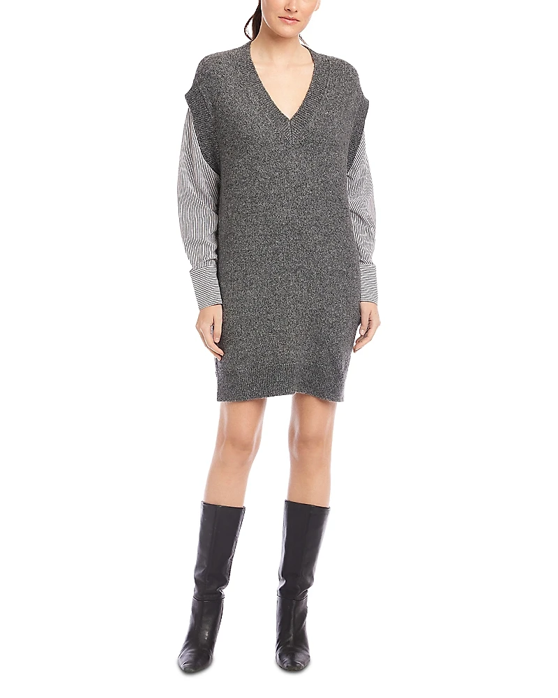 Fifteen Twenty Sally Mixed Media Dress