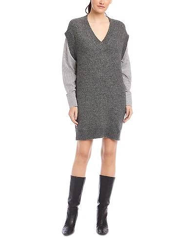 Fifteen Twenty Sally Mixed Media Dress