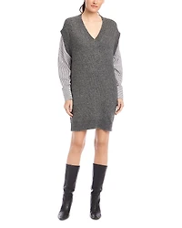 Fifteen Twenty Sally Mixed Media Dress