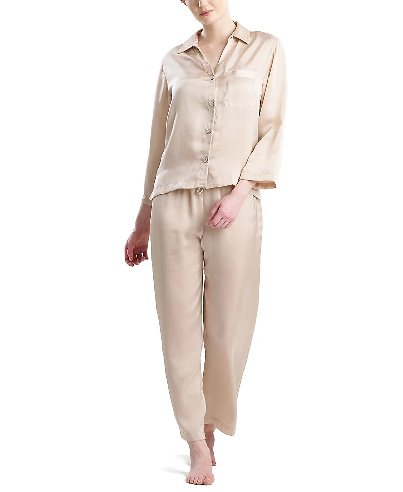Natori Ashley Icon Notch Top and Pant Pj Set