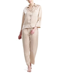 Natori Ashley Icon Notch Top and Pant Pj Set