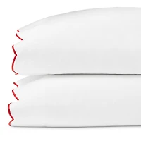Sferra Limana Scalloped King Pillowcase