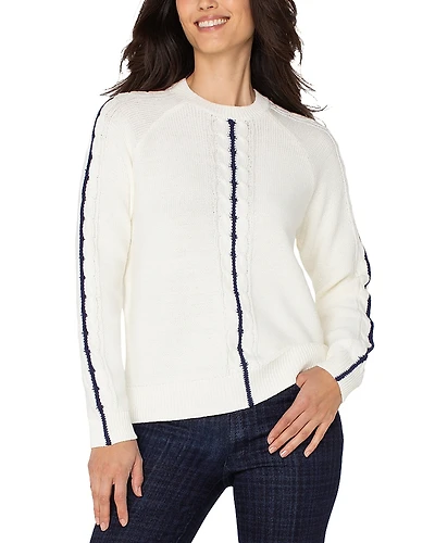 Liverpool Los Angeles Cable Knit Sweater