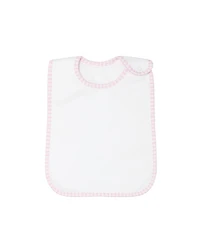 Nellapima Girls' Gingham Print Feeding Bib - Baby