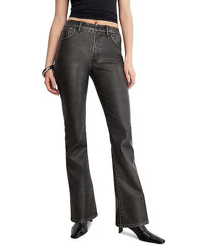 Good American Classic Faux Leather Bootcut Pants