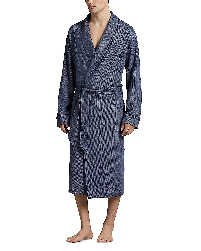 Polo Ralph Lauren Herringbone Jacquard Robe