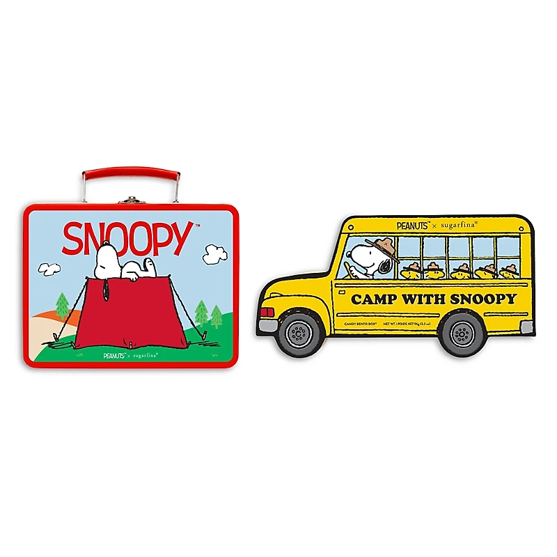 Sugarfina Camp with Snoopy Bento Box Candy Bundle