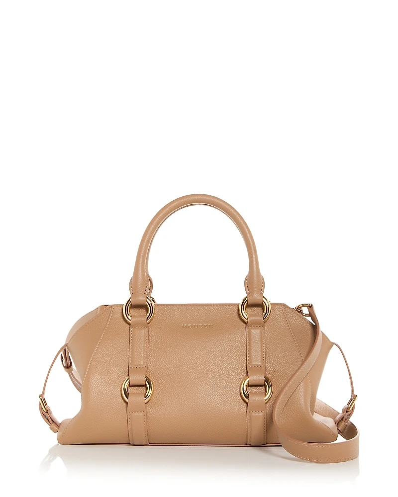 McQueen Farringdon Small Leather Top Handle Bag