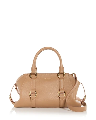 McQueen Farringdon Small Leather Top Handle Bag