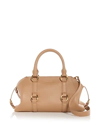 McQueen Farringdon Small Leather Top Handle Bag