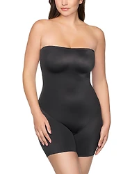 Tc Fine Intimates Strapless Mid Thigh Shaping Bodysuit