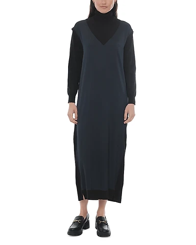 Point Mixed Media Dress